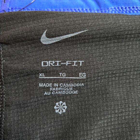 NWT Nike Dri-Fit Stride 2 in 1 Hybrid Running Shorts in Blue Men's Size XL - Picture 6 of 7
